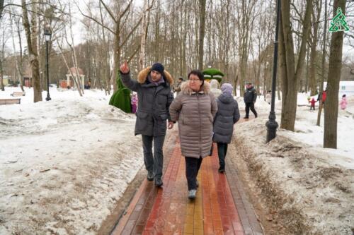 Глава городского округа Красногорск Эльмира Хаймурзина посетила масленичные гуляния в ПКиО «Ивановские пруды»