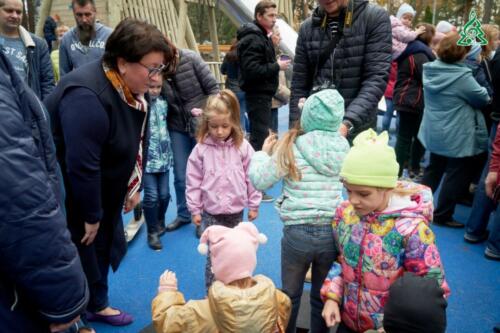 Открытие детской игровой площадки в Детском городке «Сказочный»