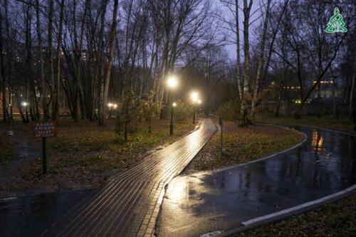 Освещение в парке культуры и отдыха «Ивановские пруды» частично восстановлено!