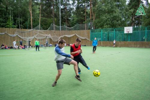 На футбольном поле в Детском городке "Сказочный" состоялся турнир по мини-футболу.