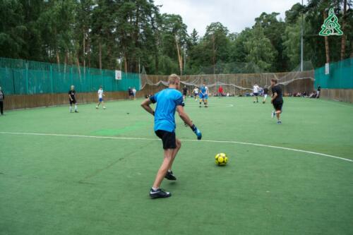 На футбольном поле в Детском городке "Сказочный" состоялся турнир по мини-футболу.