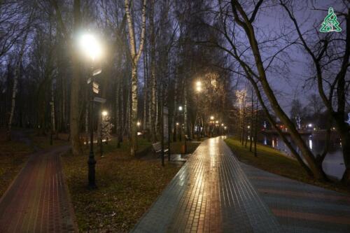 Освещение в парке культуры и отдыха «Ивановские пруды» частично восстановлено!
