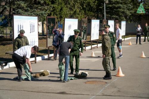 Военно-спортивная игра «Защитник Отечества», организованная МАУК «Парки Красногорска», состоялась в войсковой части №26302