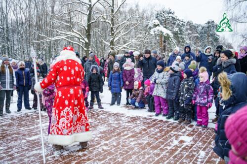 Продолжились рождественские гуляния в ПКиО «Ивановские пруды»