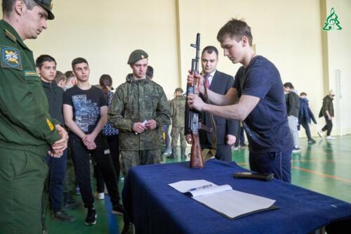 Военно-спортивная игра «Защитник Отечества», организованная МАУК «Парки Красногорска», состоялась в войсковой части №26302