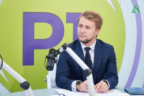 Директор МАУК «Парки Красногорска» Виталий Ковтун в эфире Первого Подмосковного «Радио 1»